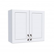 Corp superior 80 cu 2 usi cu scurgator de vase Zebra MDF alb drept Corp superior 80 cu 2 usi cu scurgator de vase Zebra MDF alb drept